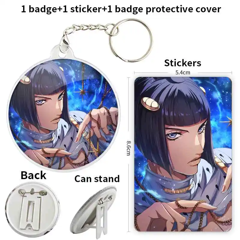 Bruno Bucci arati Spiel Anime Charakter Abzeichen Brosche Anker Peripherie geräte Pin Anhänger DIY 75mm Zubehör Cartoon Hut Peripherie