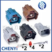 Conector de 2 pines enchufe del inyector de combustible PA847-02127 15316989 6189-0670 90980-11285 para Toyota Lexus izusu Nippon Denso Naza Nissan