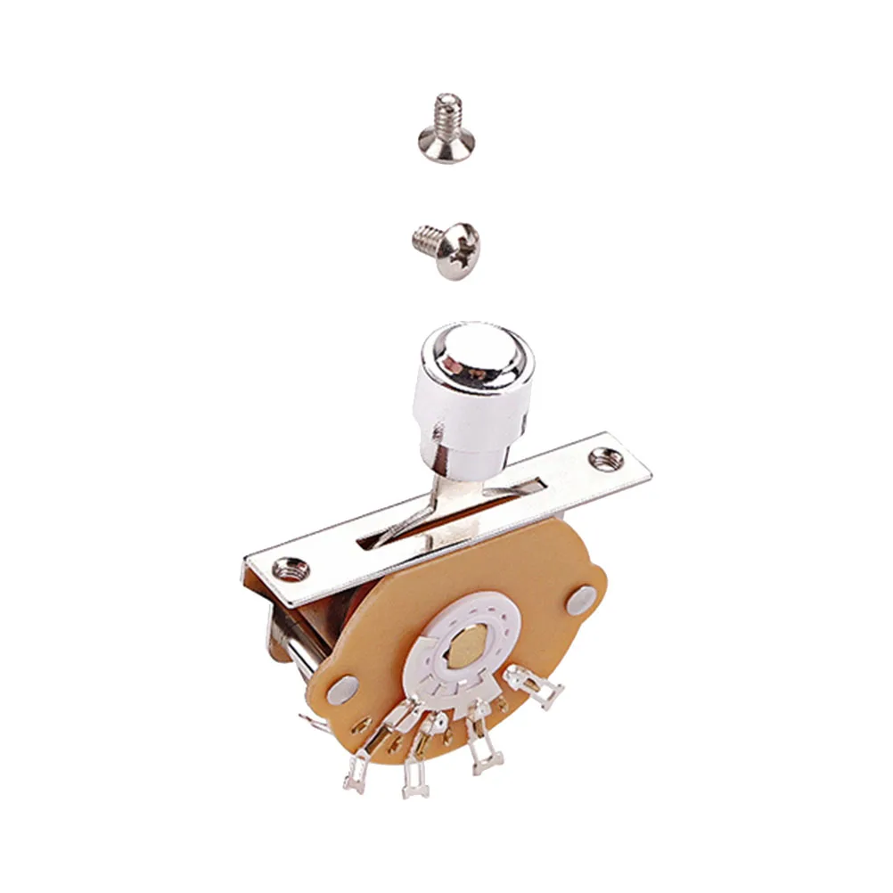 

Switch Cap Guitar Selector Pickup Lever Chrome Tip High Quality Set Alloy