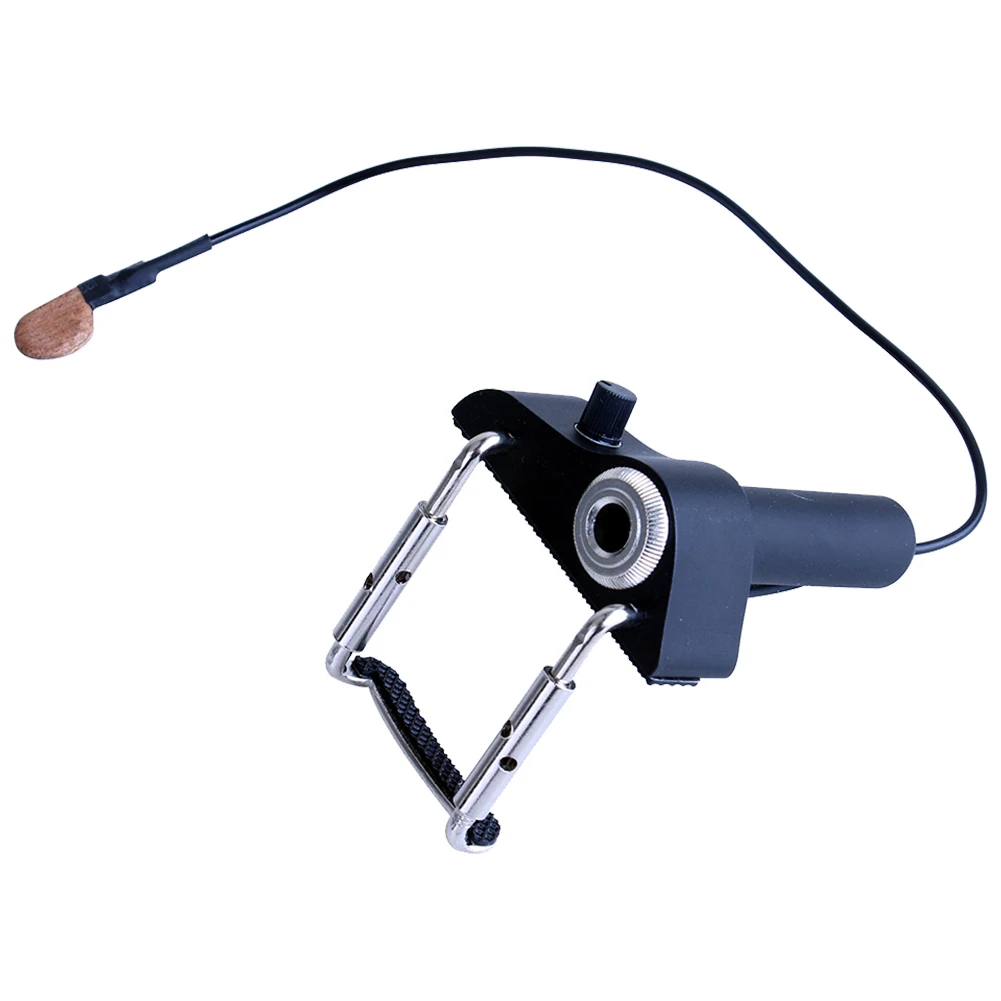 Captador de violino de alta qualidade, órgão eletrônico instantâneo, autêntico, captador de som acústico para violino, fácil de montar, colocação de ajuste