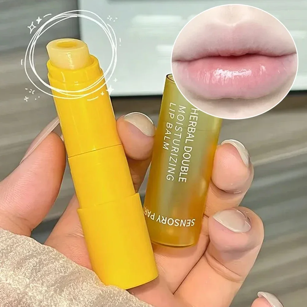 Feuchtigkeit spendender Lippen balsam dauerhafte feuchtigkeit spendende anti-trocknende transparente tiefe Pflege reduzieren Lippen linien Lippenstifte Lippen pflege kosmetik