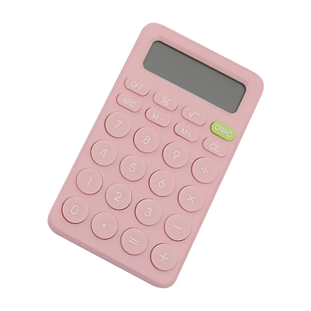 

Student Calculator Eight Digit Compact Lightweight Portable Non Slip Base Easy Operation School Office Study Mini Calculator