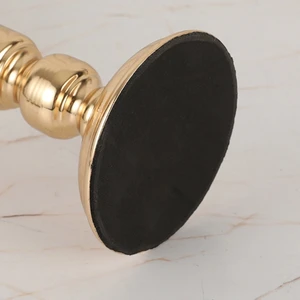 20cm 27cm 37cm Vas Terompet Logam Dekorasi Restoran Rumah Tempat Bunga Warna Emas Mawar Eropa untuk Meja Pesta Pernikahan 10 vas emas penjualan terbaik tinggi - №