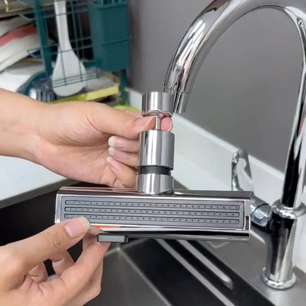 Faucet Extension Adapter Sprayer Household Four-function Raindance Waterfall Shower Head International General Interface