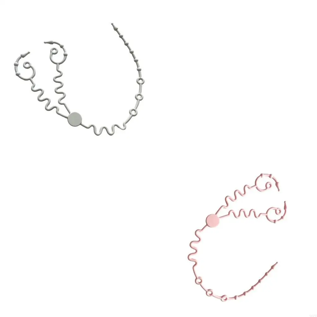 

Double Function Infant Pacifier Belt Silicone Anti Loss Teether Leash