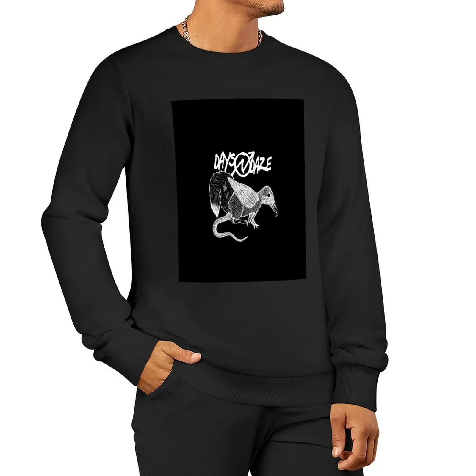 

Painting vintage Days N' Daze folk punk Pullover Hoodie clothes for men men's sweatshirts