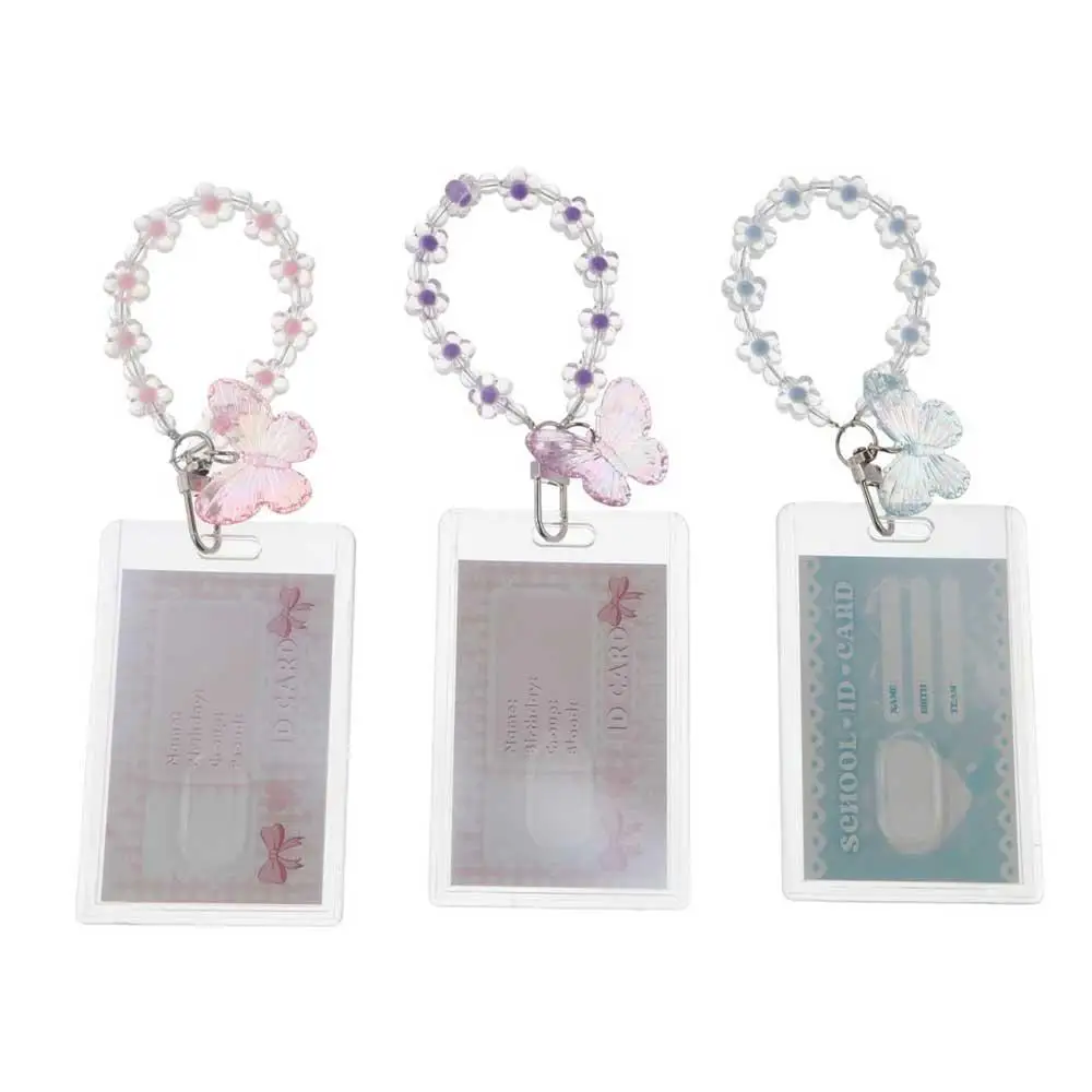 

Butterfly Pendant Korean Style Pendant Bus Card Cover Card Holder Children Gift Idol Photos Card Cover Kpop Photocard Holder