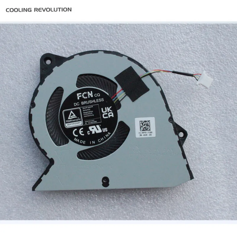 New Original Laptop CPU Cooling Fan For Vostro 15 3510 Inspiron 15 3511 0RFF51 DC28000WFF0 FNRK DFS5K12114464P DC 5V 0.5A .