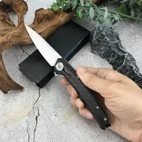 ZT0707 Carbon Fiber Handle Kitchen Utility Knife Sharp Blade Pocketknives Fruit Knife Ball Bearing Folding Blade Knives EDC Tool