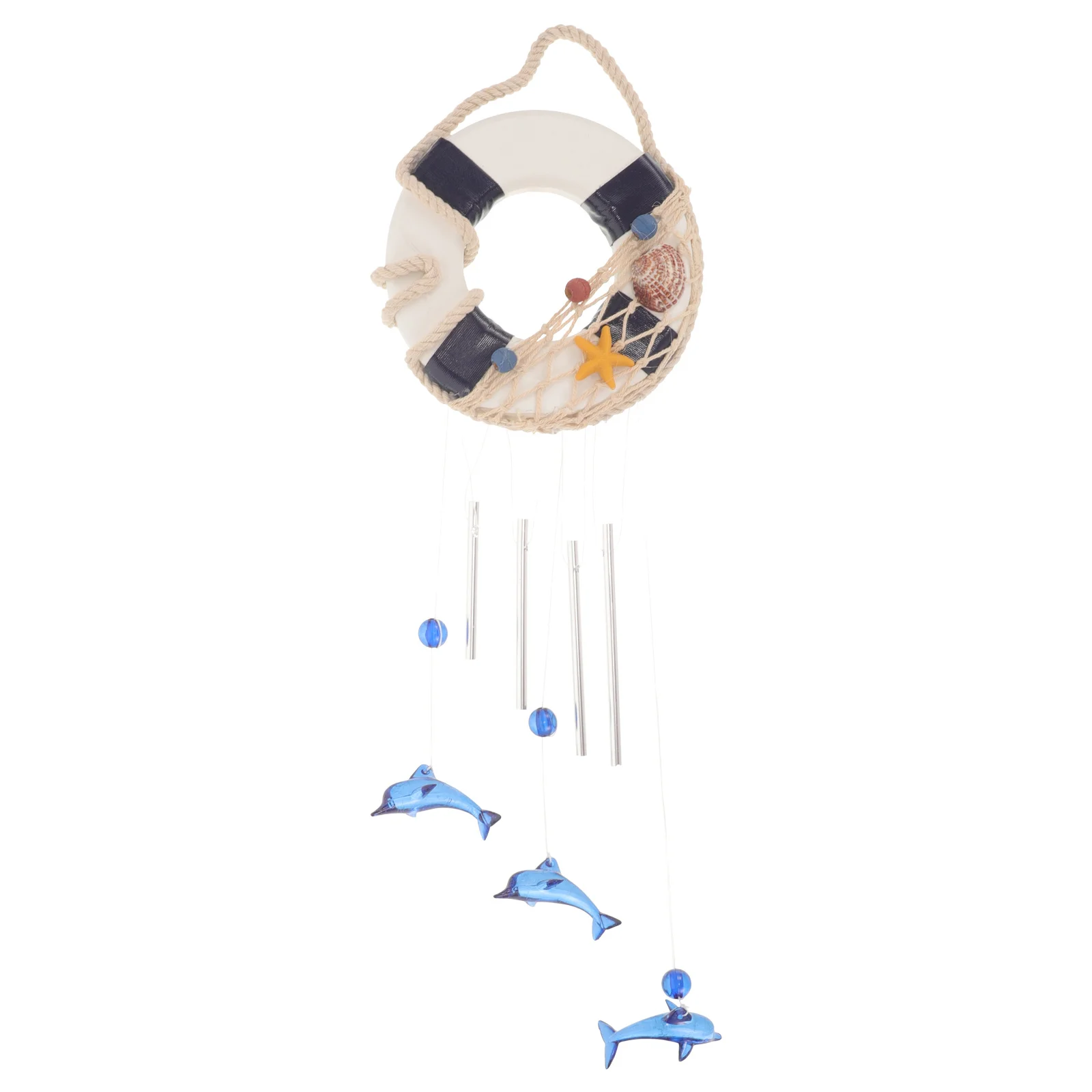 

Mediterranean Themed Lifebuoy Wall Hanging Decor Easy to Decorate Safe Bedroom Living Room Lifebuoy Wall Art