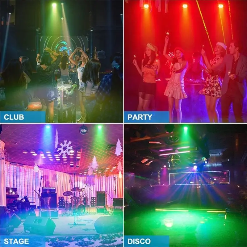 ABJT-Moving Head Lights RGBW LED Stage Lights For DJ, Party, KTV, Bar, Club