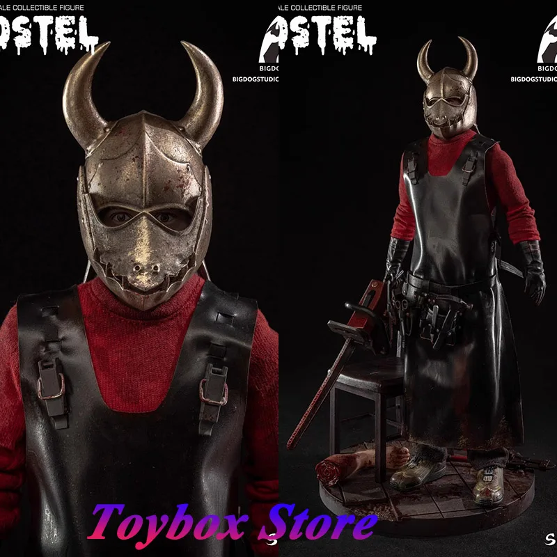 

BIGDOG STUDIO SC013 1/6 Ox Helmet Hostel Chainsaw Cloth Action Figure Horror Movie Fans Collectible 12" Soldier Model Gifts