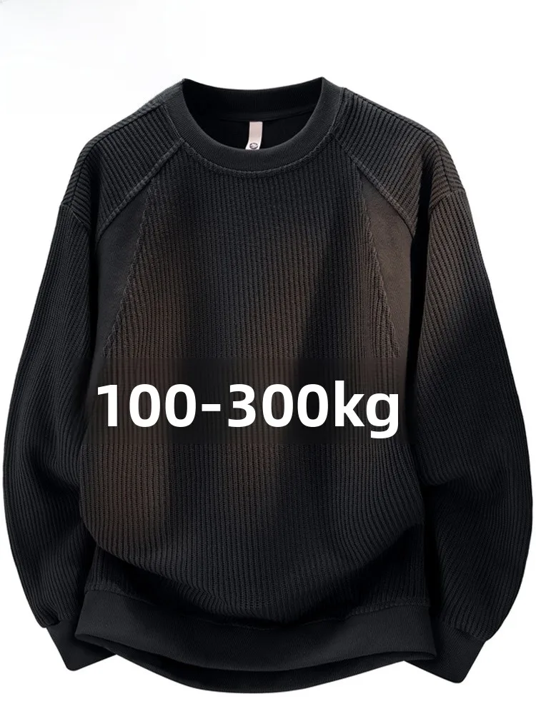 

Мужская толстовка MoChao большого размера с воротником Хенри, весенне-осенняя, свободного кроя, с длинным рукавом, повседневная, теплая, из полиэфирного волокна