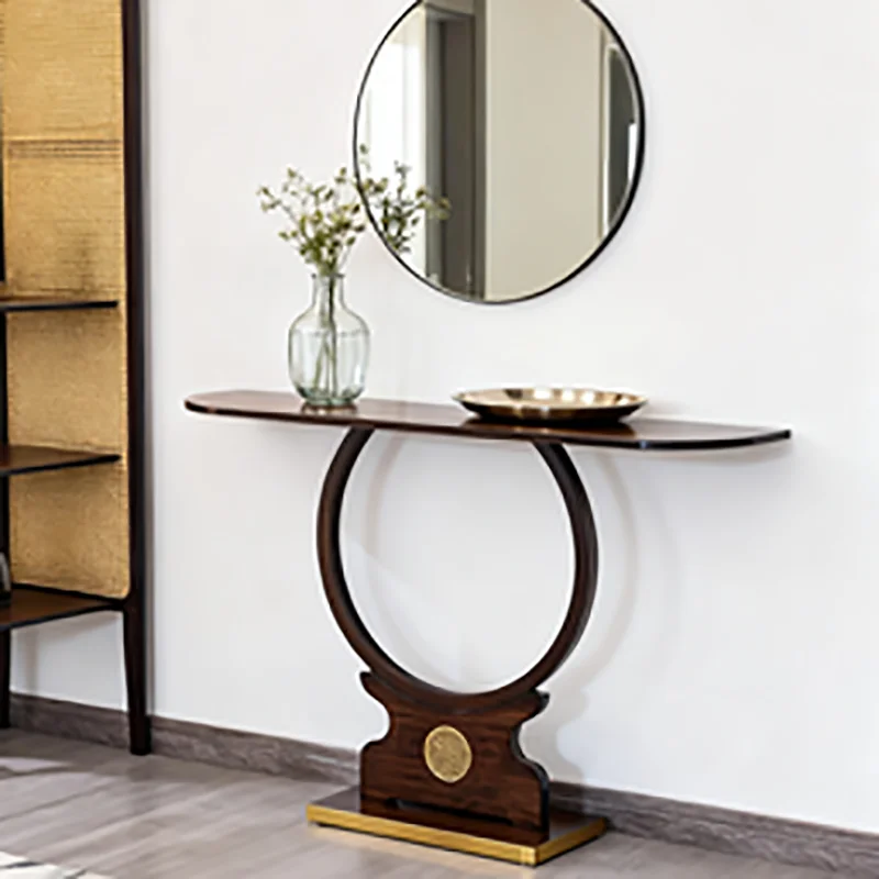 Vintage Aesthetic Console Table Rectangle Design Minimalist Rustic Console Table Elegant And Subtle Bureau Furniture Living Room