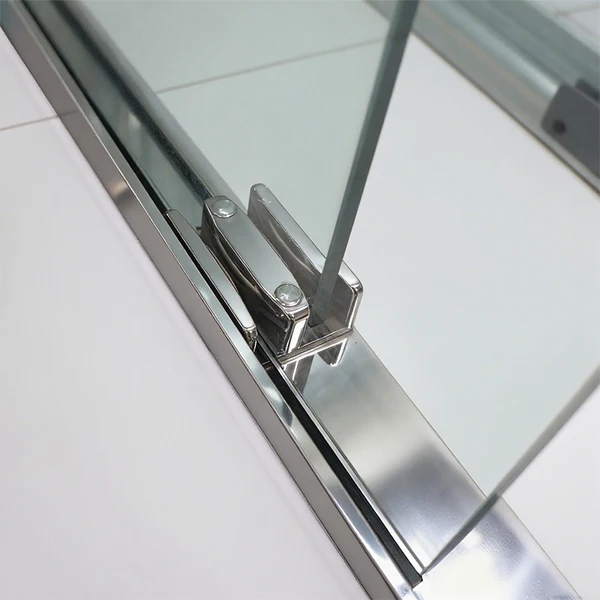 Modern Luxury Tempered Glass Bath Screen with Frame for Hotels and High End Bathrooms Double Sliding Glass Shower Door
