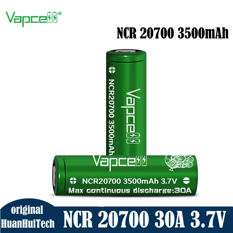 1-12 sztuk nr 1 20700 bateria litowa oryginalny Vapcell NCR 20700 3500mAh 30A 3.7V akumulator o wysokim rozładowaniu do latarki
