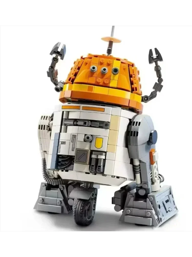 مجموعة نماذج روبوت لفيلم هيليكوبتر C1-10P لمتمردين الحرب، ألعاب مكعبات البناء هدية للبالغين والأطفال والأولاد، n