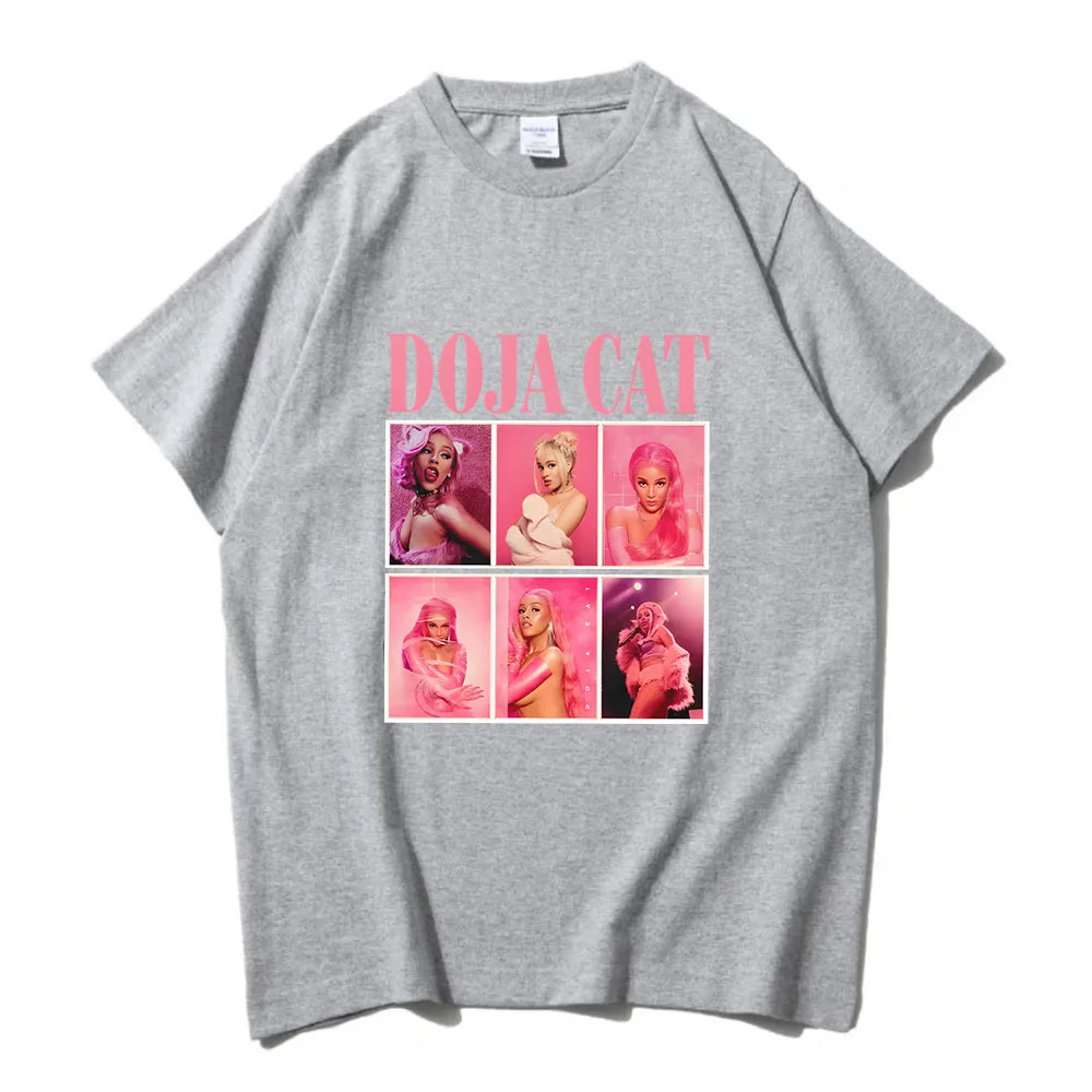 Doja Cat Singer Printing T-shirts Short Sleeve Women Men Tee-shirt Summer Casual Cotton Comfortable Shirt Ropa Mujer Graphic Tee