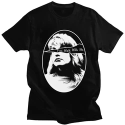 Retro TShirt Twin Peaks T-Shirt Men Clothing Laura Palmer Tshirt Fire Walk with Me Tee TV Fan Tshirt Unisex Clothing Ropa Hombre
