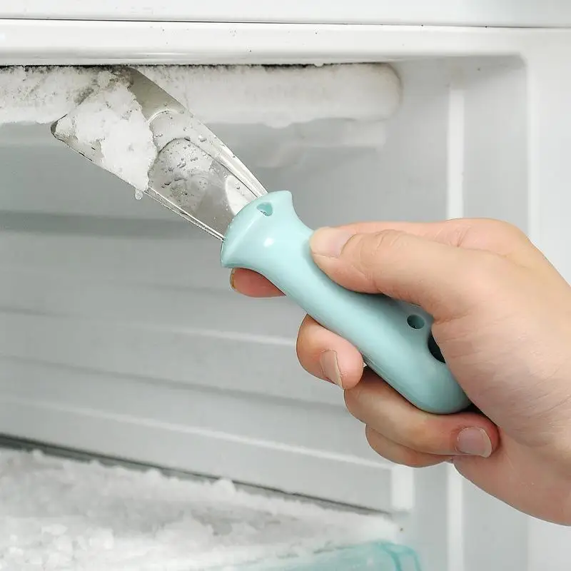 1Pcs Stainless Steel Ice Remover Tool Portable Useful Fridge Tools Defrosting Shovel Freezer Ice Scraper Kitchen Clean Gadget