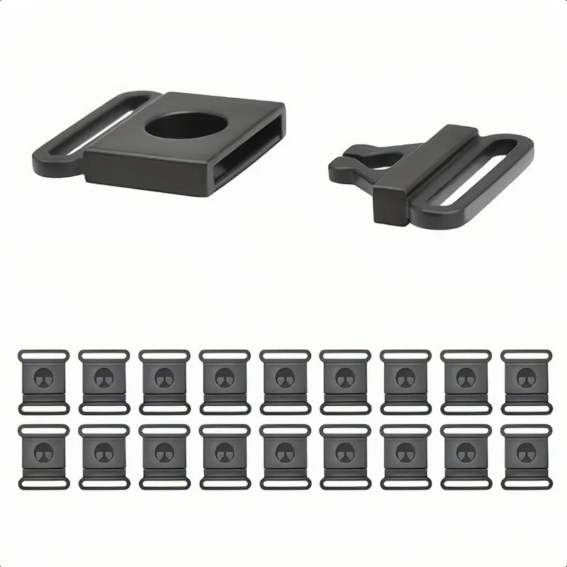 Firm Snap Lock 20mm Side Release Clips, 23 pcs, ID Badge Lanyards, Durable Plastic Body for ID Badge Lanyards