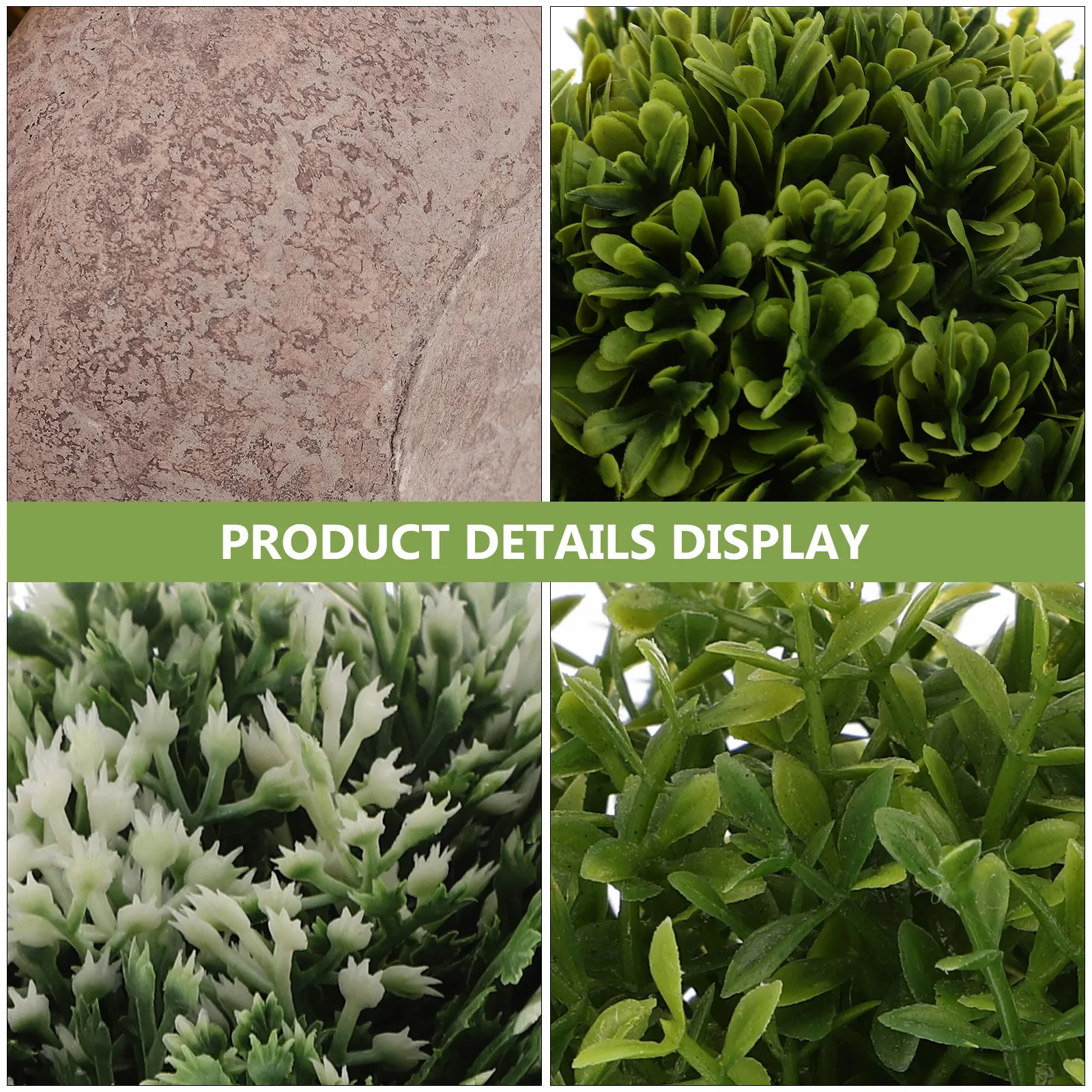 

3 шт. искусственных зеленых растений в горшках, миниатюрные декоративные растения, легкие, для украшения дома и офиса