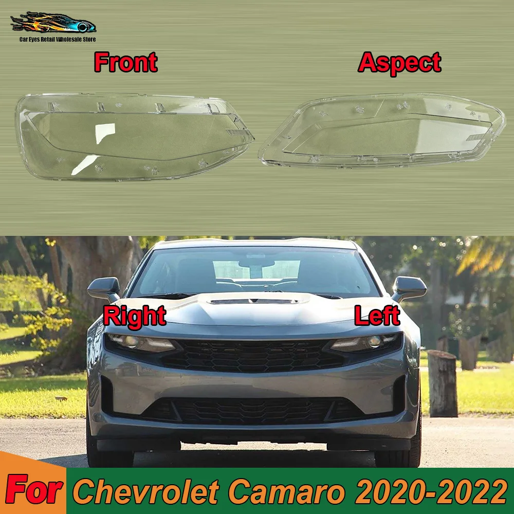 

For Chevrolet Camaro 2020-2022 Car Acccessories Shade Headlight Headlight Cap Car Front Headlight Lens Cover Lights Shell
