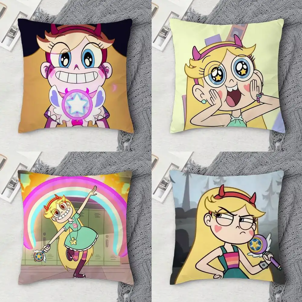 

S-Star vs the Forces of Evil Double-sided Printed Square Decorative Cushion Cover for Sofa Living Room Home Decor