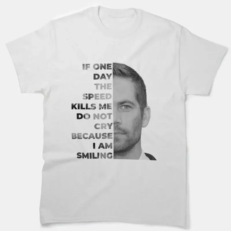Paul Walker 2023 T Shirt Design Classic