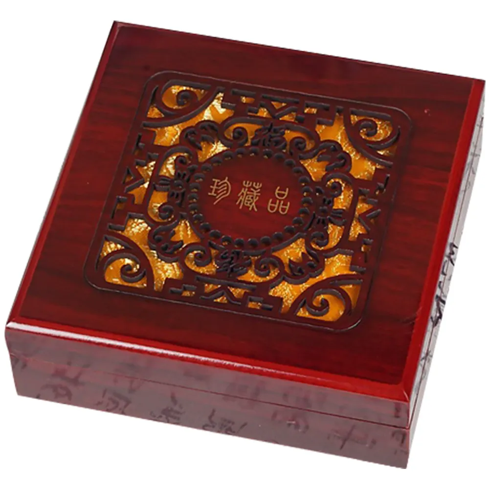

Wooden Jewelry Storage Box Buddha Beads Case Natural Wood Retro Storage Case Jewelry Display Organizer Packing Box