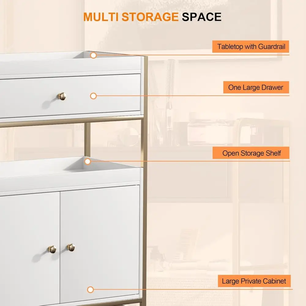 รถเข็นเสริมสวยเคลื่อนที่พร้อมล้อล็อคได้: ลิ้นชักเก็บของสำหรับอุปกรณ์ทำผม, แต่งหน้า, สปา, นวด, ต่อขนตา, สัก, อุปกรณ์ทำเล็บเท้า