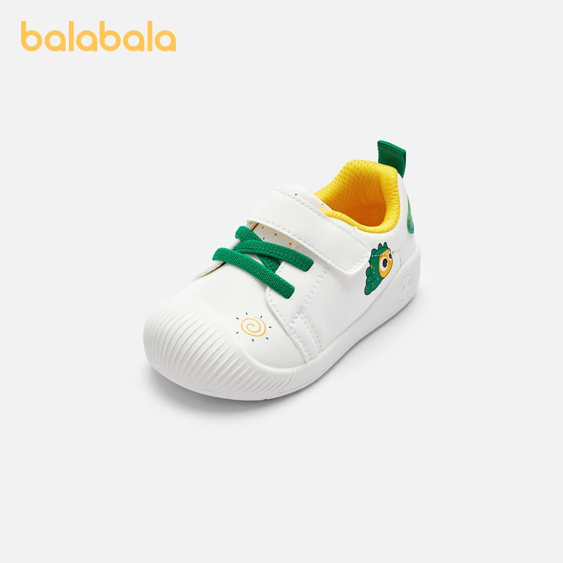 Balabala Baby Walking Shoes Baby Boys Anti-slip Breathable 2024 New Autumn Cartoon Printed Shoes Cute Cute Kids Shoes