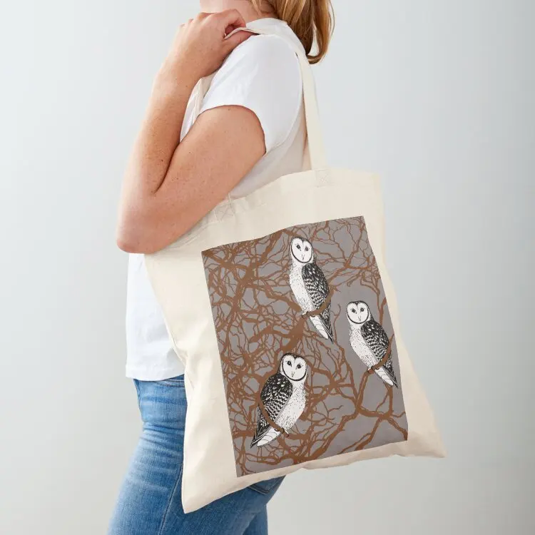 

Tasmanian Masked Owl - Endangered Species Tote Bag Canvas stote bag eco bag folding Canvas shoulder tote women