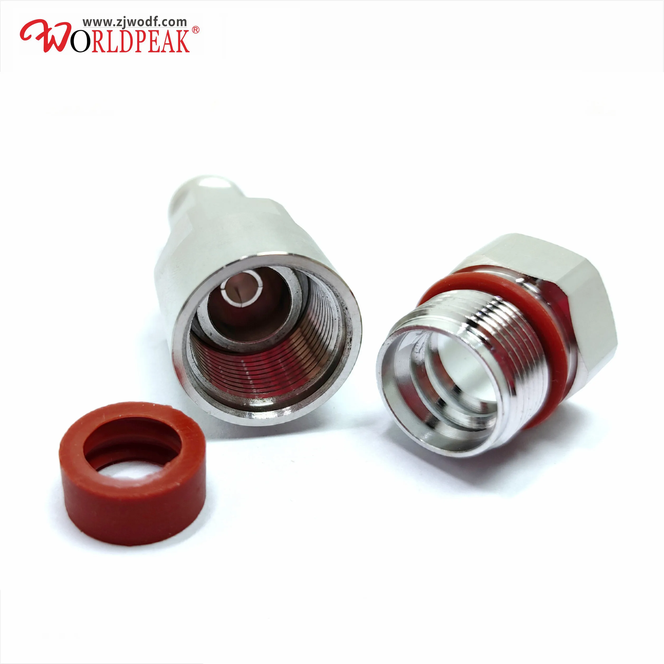 Free Shipping Coaxial Adapter Nex10 Male Straight Connector for 1/2 Superflexible Cable