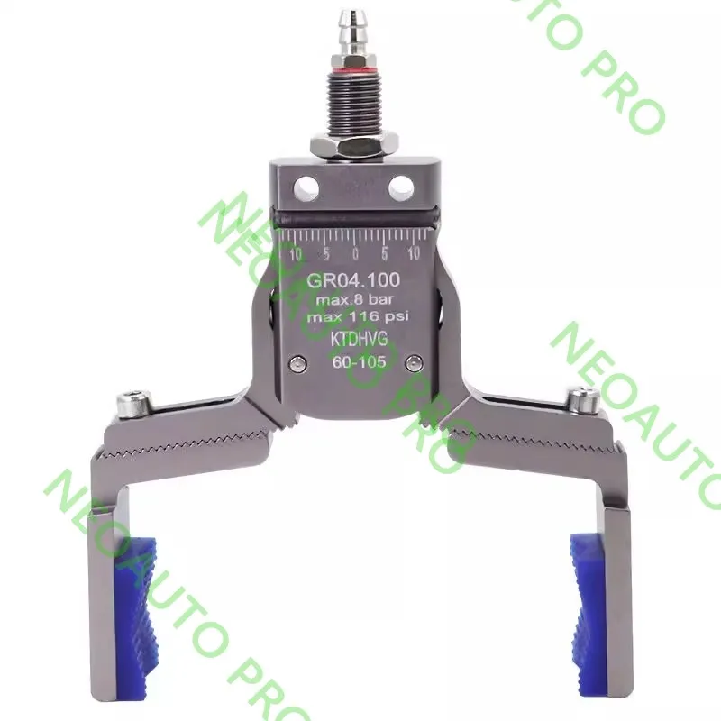Pneumatic Adjustable Gripper Manipulator Clamp Sensor Switch Widening Antiskid for Injection Molding Robot Arm Automation Tool