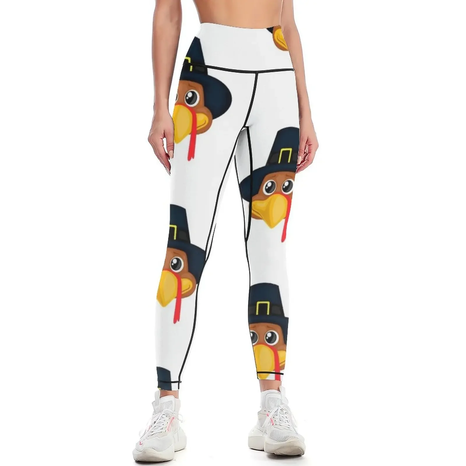 

Unique Layered face Turkey Thanksgiving Toddler Leggings Leginsy push up Legging sport legings for fitness Womens Leggings