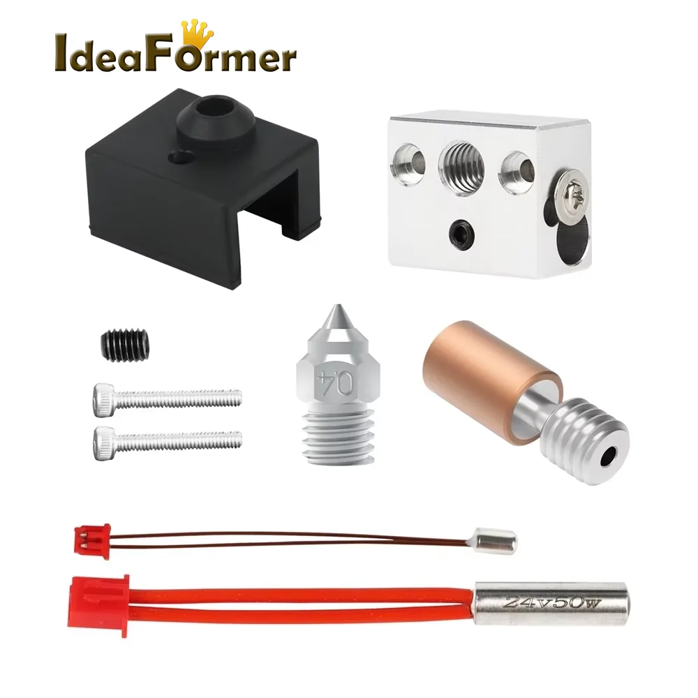 

Высокотемпературная печать Sprite Экструдер Hotend для Ender 3 S1 CR 10 Smart Pro Печатающая головка Горло 3D-принтера Комплект Hotend