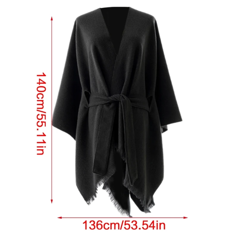 Luxurious Hand Halloween Ponchos Elegant Women Ponchos Traditional Fall Ponchos DXAA