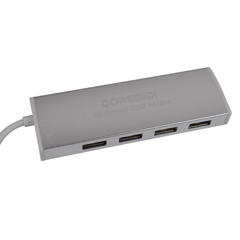 DOREMIDI USB HUB 2.0 Hi-Speed 4 USB Ports Hub for Hi-Speed USB MIDI Host UMH-21 PC Laptop