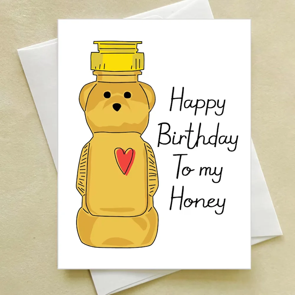 Tarjeta de felicitación de feliz cumpleaños para mi dulce pareja con sobre, regalo de cumpleaños número 18, 21, 30, 40 para hija, hijo, marido, esposa, novio