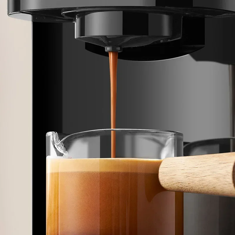 NF Automatic Capsule Coffee Machine 7-Level Water Volume Adjustment, 19 Bar High-Pressure Extraction, Hot and Cold Dual Extracti