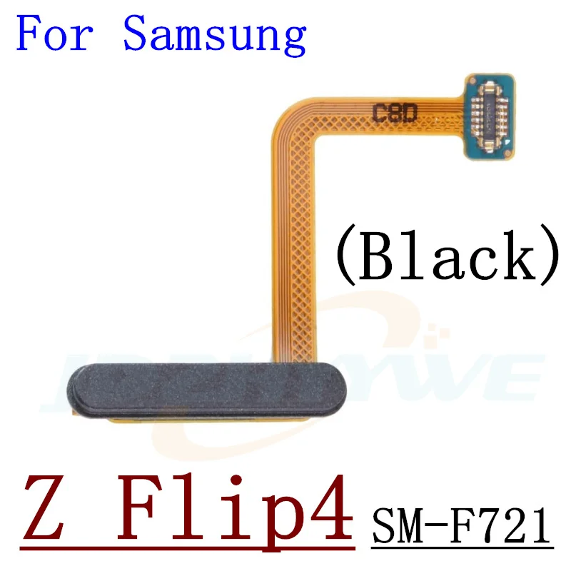 Fingerprint Sensor Scanner For Samsung Galaxy Z Flip 3 4 Flip3 5G Flip4 Touch ID Connect Home Button Flex Cable Parts