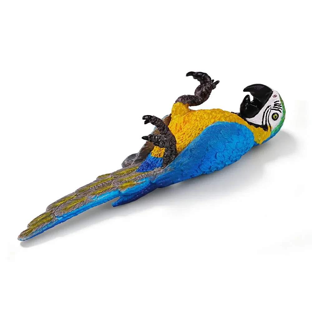 Toymany, modelo de animal de la fauna silvestre, arapaima azul y amarillo, juguete de simulación, miniaturas, muñecas, figuras de acción, juguetes, regalo para niños.