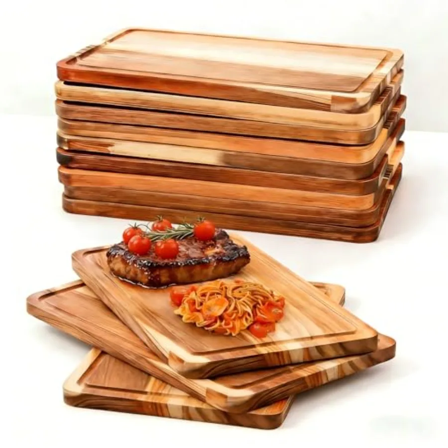 2 Pk Ia Wood Cuttinboard Set 2X 8In Woo Cuttinboards K For Kitchen Wood Wood Ch…