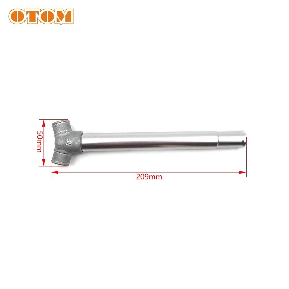 OTOM Motorcycle Aluminum T-Water Pipes Adapter Threaded Bushing Engine Radiator Cooling Hose For KTM SXF EXC EXCF FE MCF ECF MC