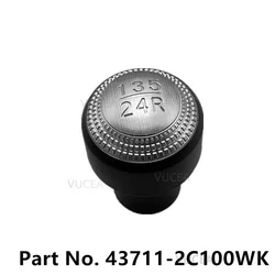 Knob-gearshift lever 5 speed For Hyundai Getz 2002 2011Click H1 H - 1 2007-2016 Grand Starex 437112C100WK 43711-2C100WK