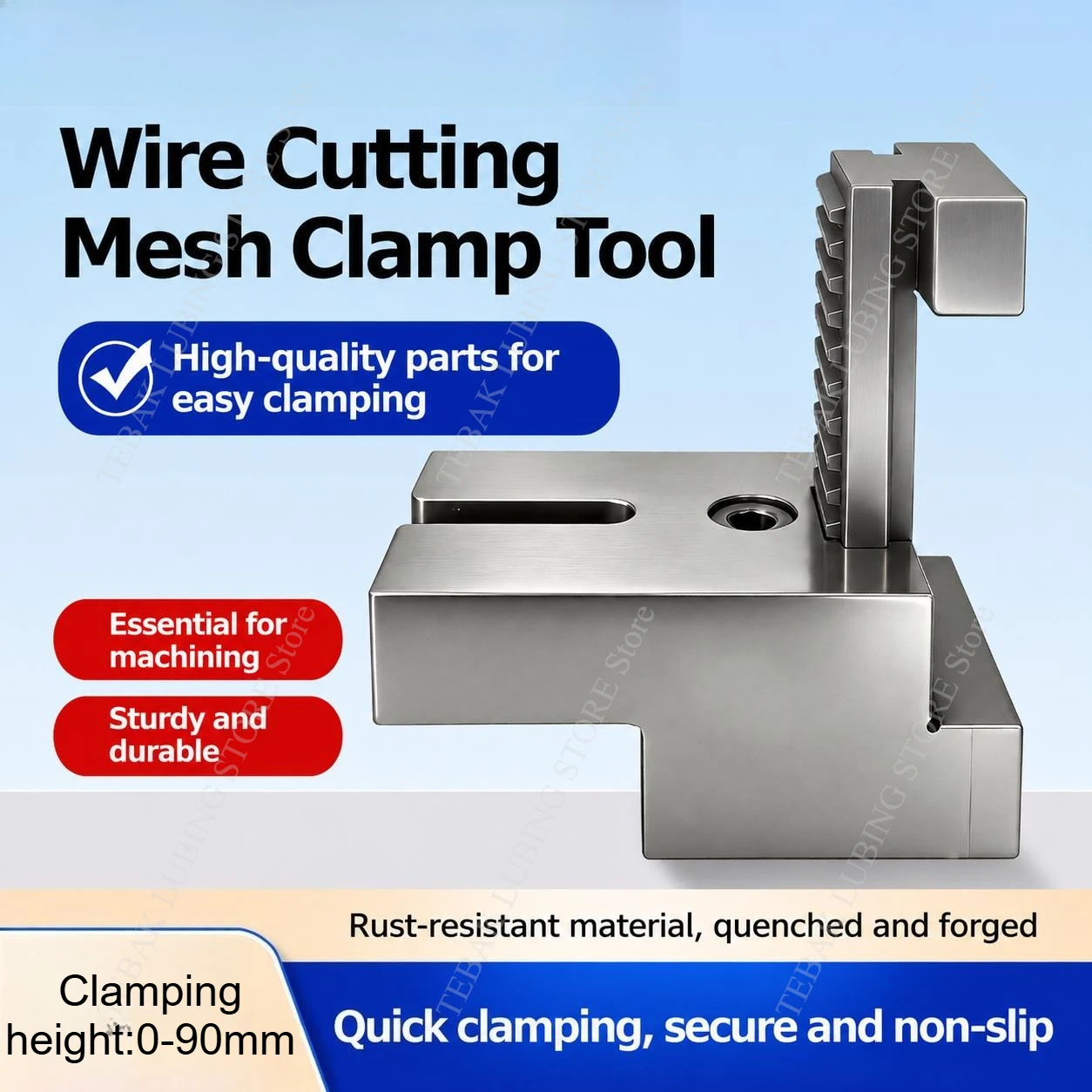 7‑Type Wire EDM Bridge Plate Zero Point Positioning Jig Worm Wire Cutting Workpiece Clamp Fixture Accessories CNC Wire Machine