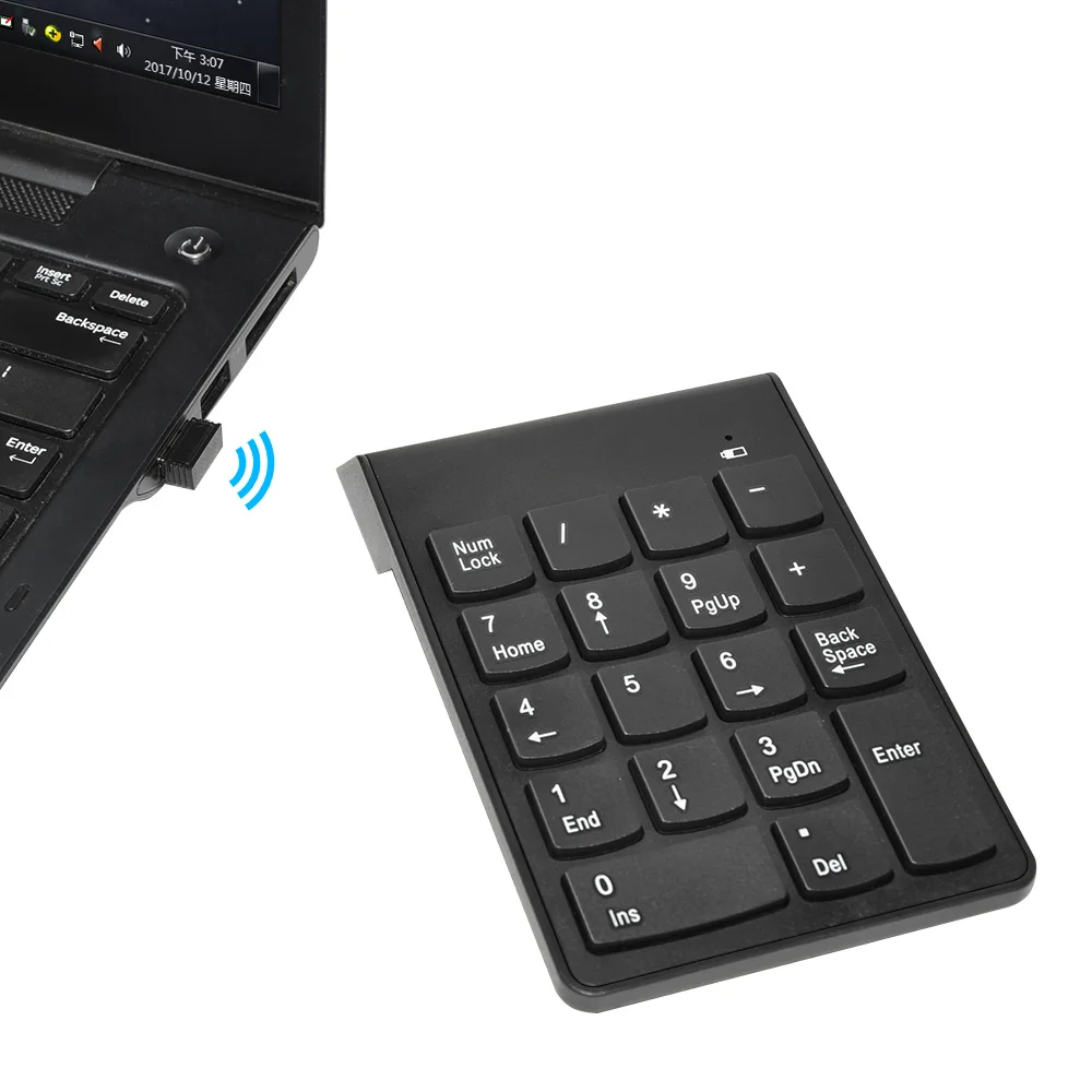 

18 Keys wired Number Keypad And USB 2.4G Mini Number Keypad Digital Keyboard For IMac/MacBook Air/Pro Laptop PC Notebook Desktop keyboard ipad keyboard key caps gk61