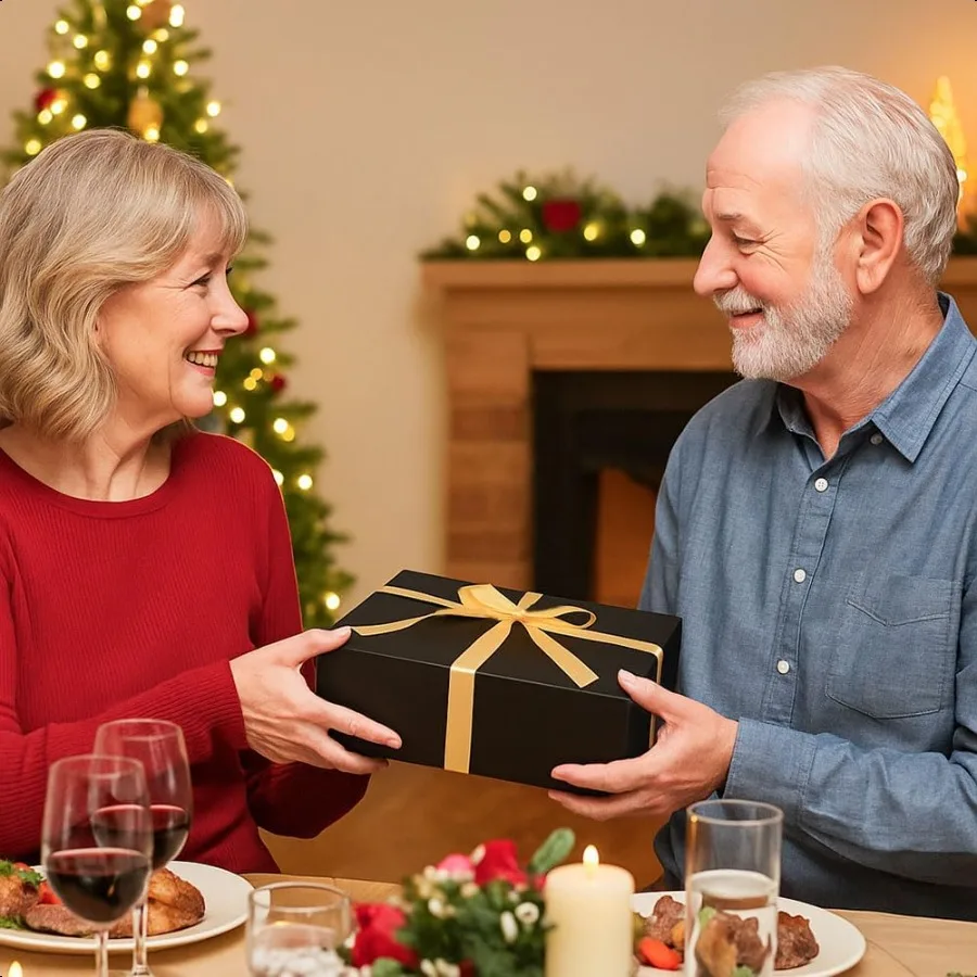 1 Stück schwarze Geschenkbox 9,5 x 6 x magnetische Geschenkbox für Geschenke mit Deckel, zusammenklappbar, für Brautjungfern-Antragsbox, Hochzeit, Weihnachten