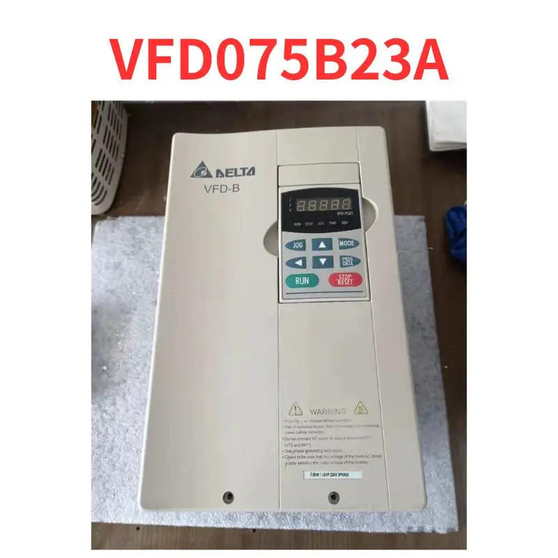 Second-hand  VFD075B23A   inverter    test  OK     Fast Shipping